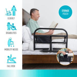 Stander Prime Safety Bed Rail – 27-Inch Bed Guard Rail for Elderly with 400 lb Support - Image 8