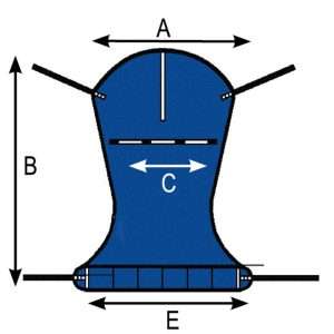 Invacare Solid Poly Full Body Sling – Durable, Secure Support for Patient Transfers - Image 2