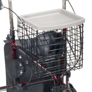 Drive Medical Deluxe Three Wheel Walker – Lightweight Folding Mobility Aid - Image 2