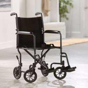 McKesson Transport Chair 19 Inch Seat - Image 4
