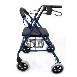 Karman R-4608 Rollator – Lightweight 4 Wheel Walker with Seat - Image 3