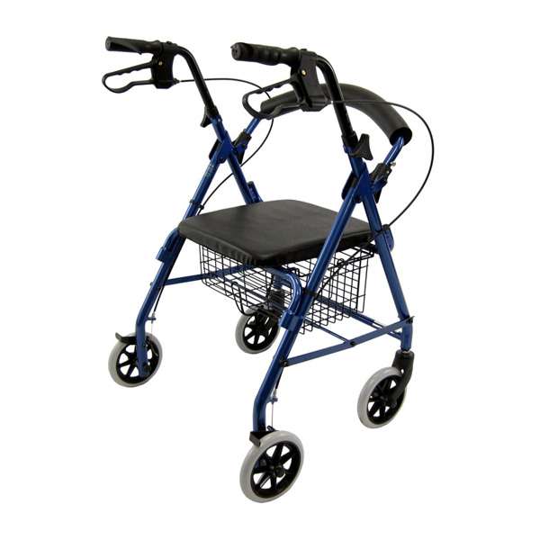Lightweight Rollator Walker with Seat