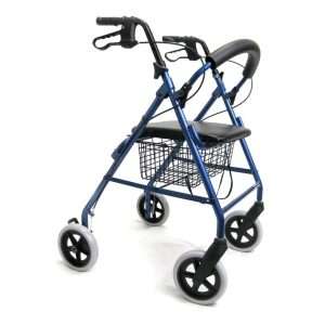 Lightweight 4 Wheel Walker with Seat R-4608 Rollator