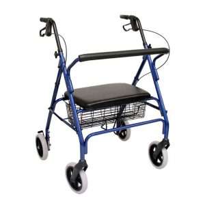 Karman R-4700W Extra Wide Steel Rollator – Heavy Duty Bariatric Rollator - Image 2