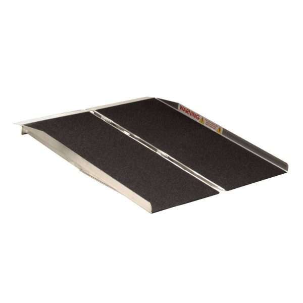 PVI Singlefold Wheelchair Ramp for lightweight wheelchair ramps and mobility scooter ramps, supporting up to 800 lbs with a lifetime warranty.