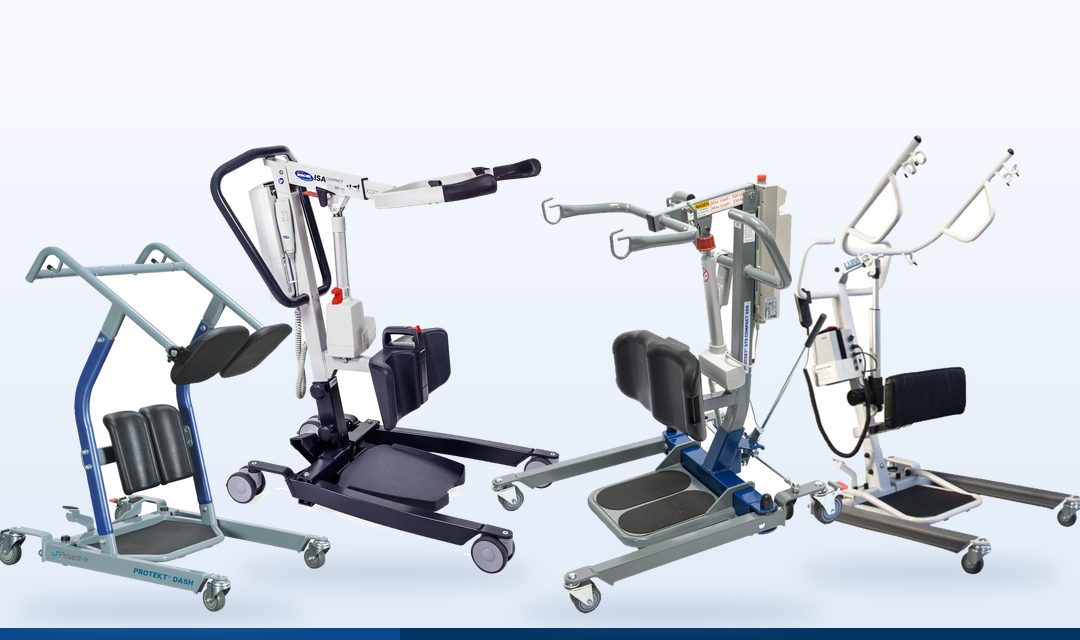 Sit-to-stand lift buying guide: Protekt Dash standing aid, Invacare ISA Compact, Protekt STS Compact 500 and Lumex electric sit-to-stand lifts