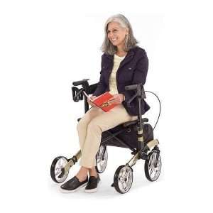 COMODITÀ Tipo Petite Rollator Walker with Seat – Safe, Stylish & Built for Petite Users - Image 9