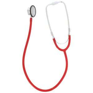 McKesson Classic Stethoscope, Double-Sided Chestpiece - Red - Image 4