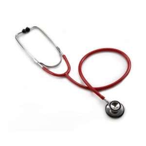 McKesson Classic Stethoscope Double-Sided Chestpiece - Red