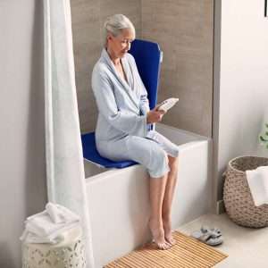 Invacare Aquatec R, Reclining Back Bath Lift Blue - Image 6