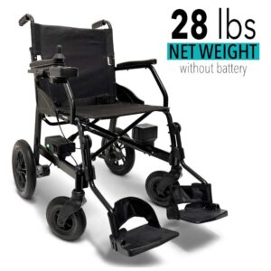 ComfyGo X-Lite Ultra Lightweight Foldable Electric Wheelchair – Compact Travel Power Chair - Image 2