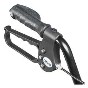 Drive Medical 4 Wheel Rollator Adjustable Height Aluminum Frame - Image 5